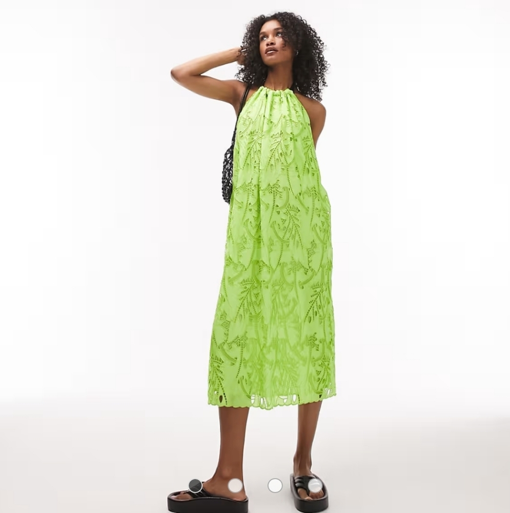 💚Topshop Lace Halter Dress (6 +) NWOT